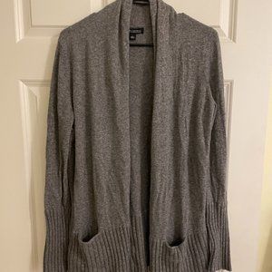 Banana Republic Women's L Cashmere Blend Gray Cardigan